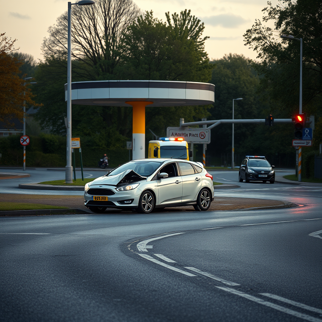 Woman admits drink-driving after roundabout crash